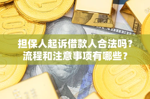 济南担保人起诉借款人合法吗？流程和注意事项有哪些？