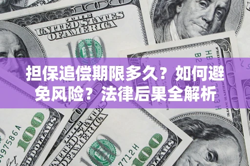 济南担保追偿期限多久？如何避免风险？法律后果全解析