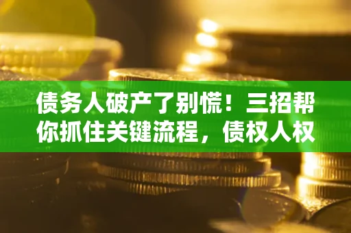 济南债务人破产了别慌！三招帮你抓住关键流程，债权人权益不再缩水