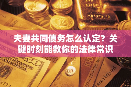 济南夫妻共同债务怎么认定？关键时刻能救你的法律常识